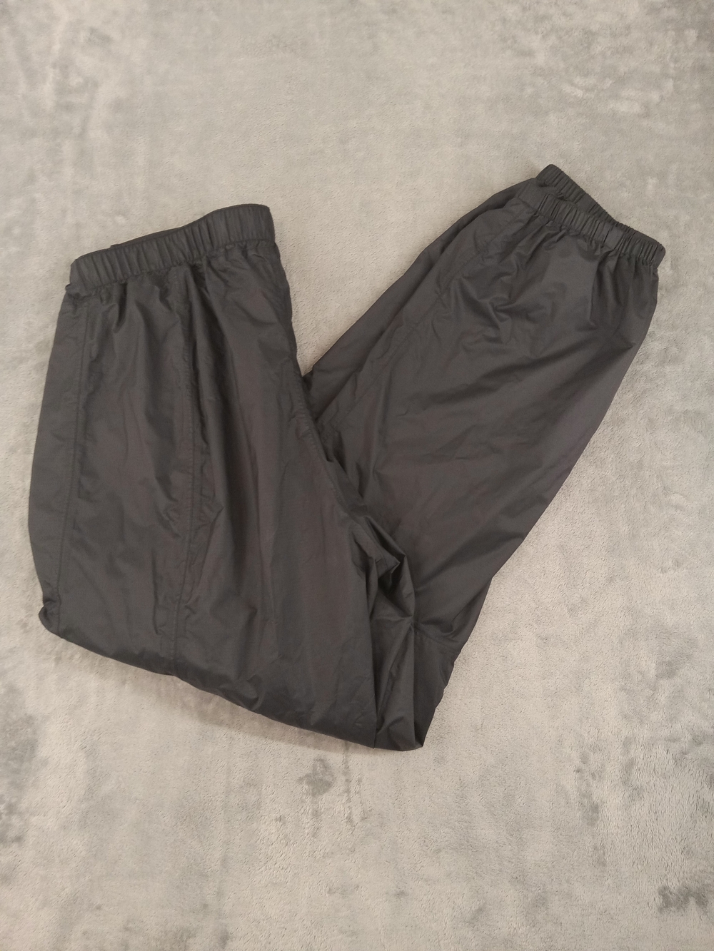 Patagonia Men's Black Active Track Lined Pants - Lightweight Windbreaker Size XL